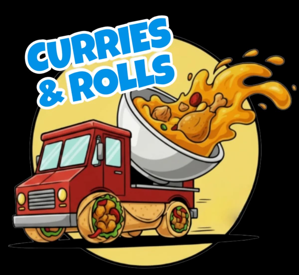 Curries & Rolls Logo