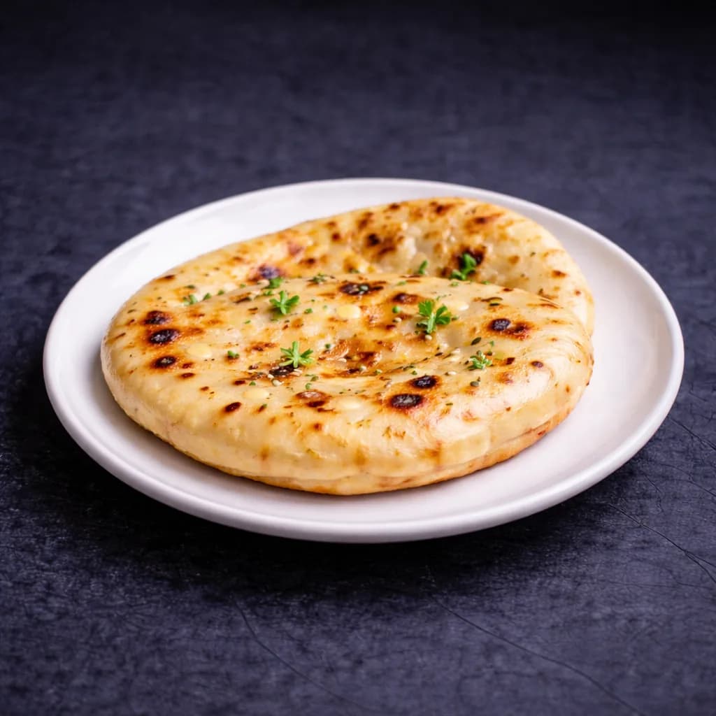 Fresh naan bread